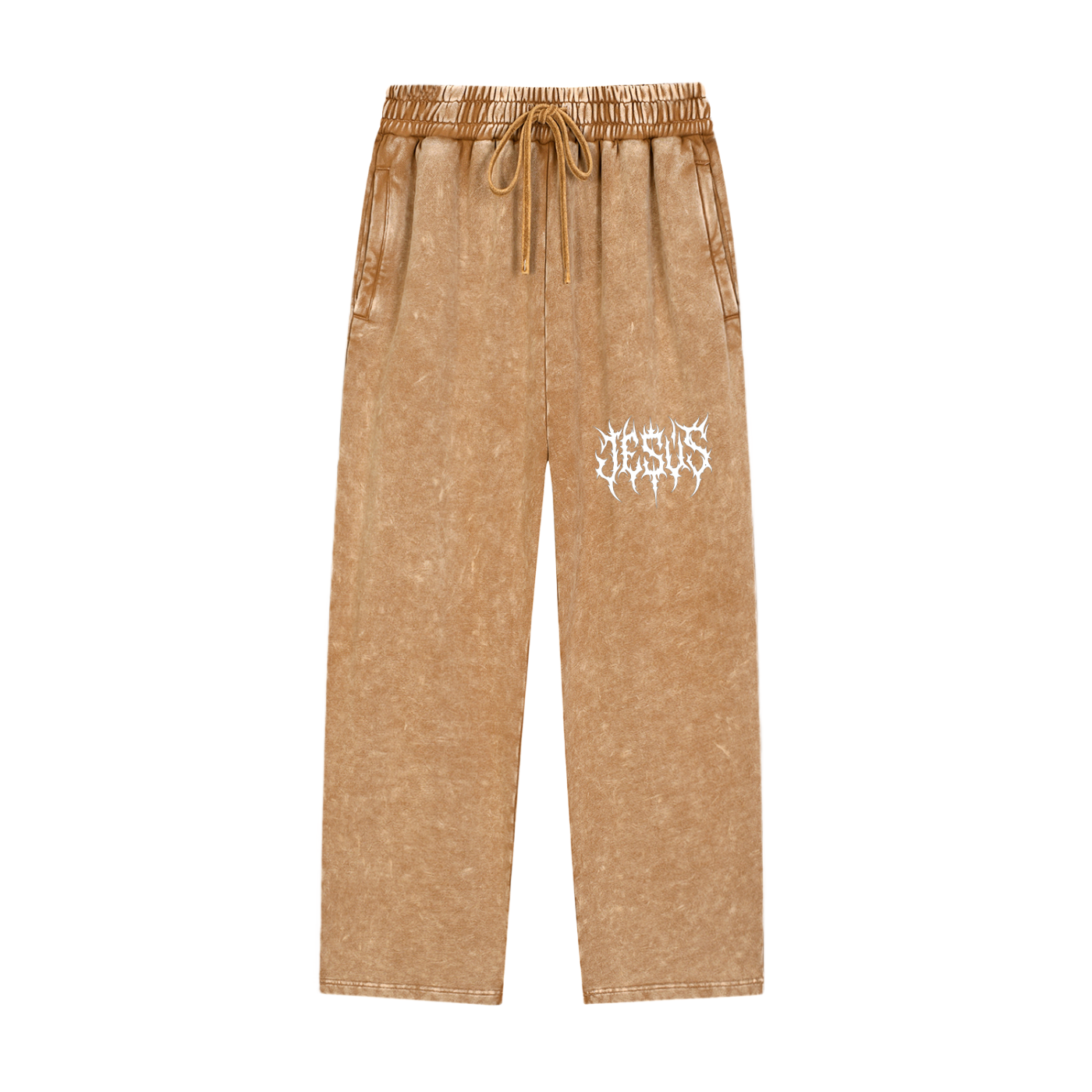 JESUS acid washed sweats
