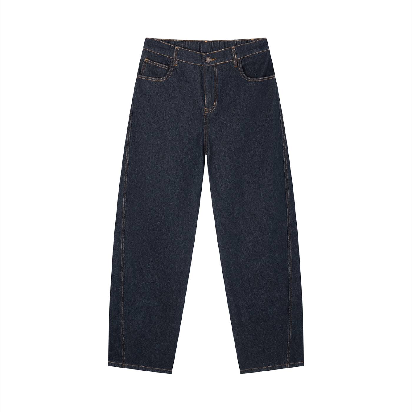 Men's Vintage Wash Barrel Leg AGAPE Jeans
