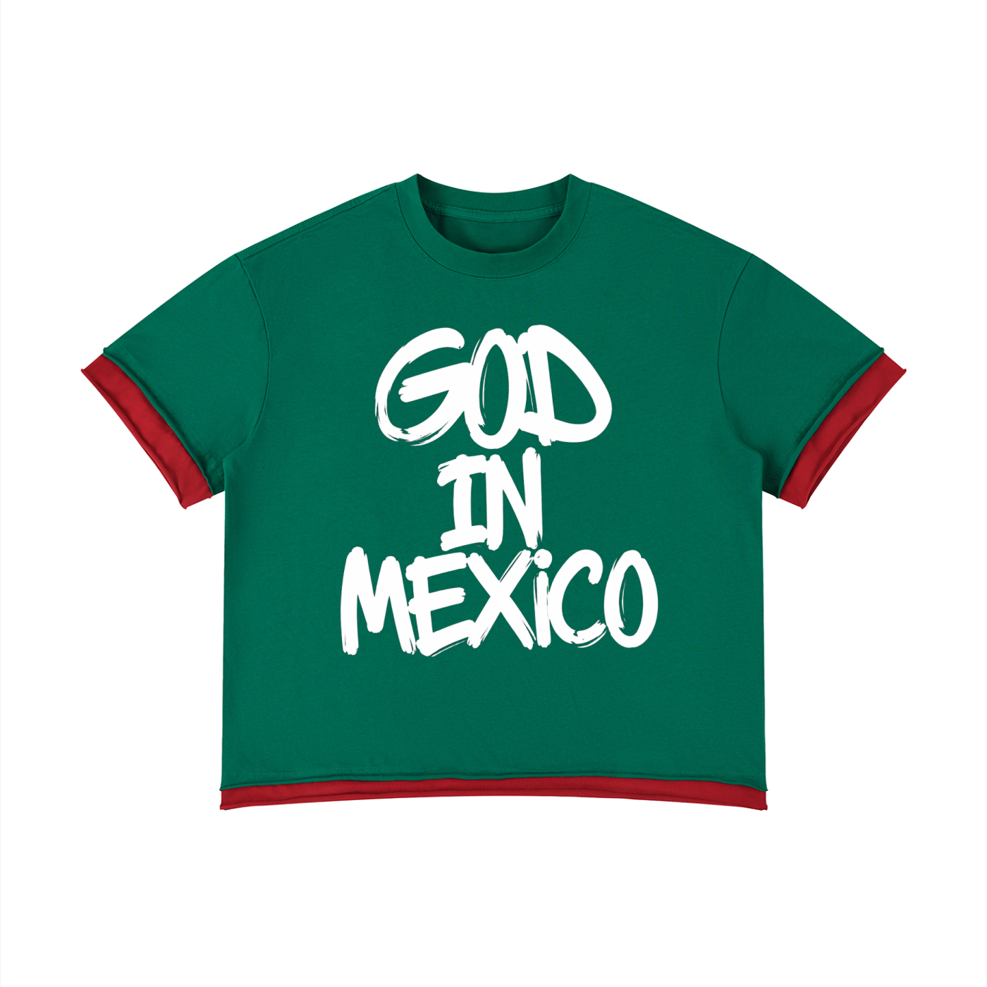 Unisex Boxy "GOD IN MEXICO" Tee