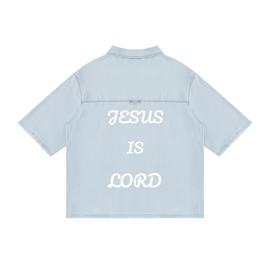 Unisex Drop Shoulder "JESUS IS LORD" Shirt