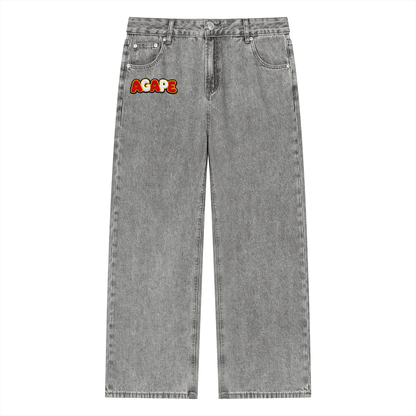 Unisex Straight Leg AGAPE Jeans