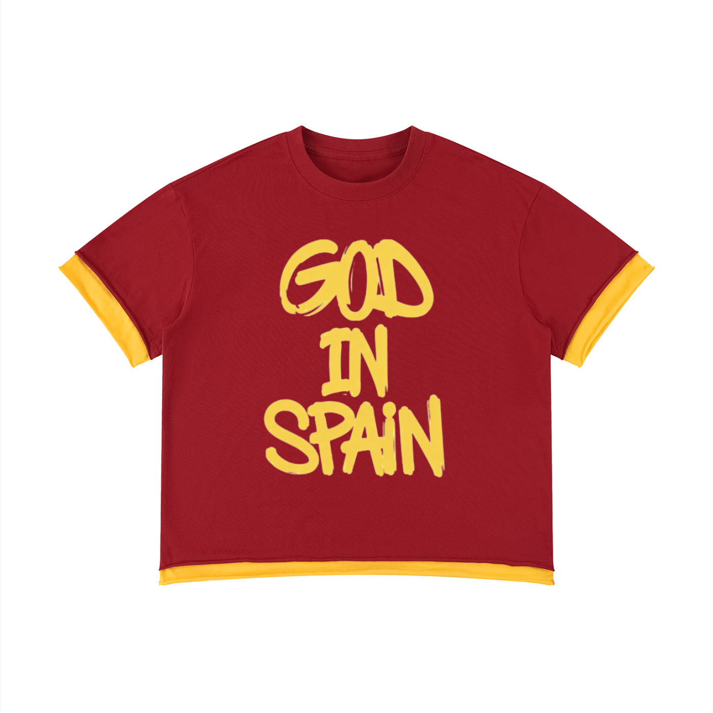Unisex Boxy "GOD IN SPAIN" Tee