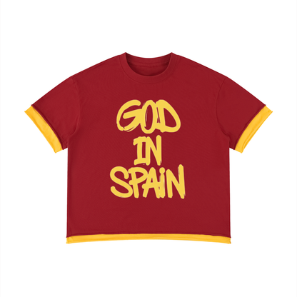 Unisex Boxy "GOD IN SPAIN" Tee