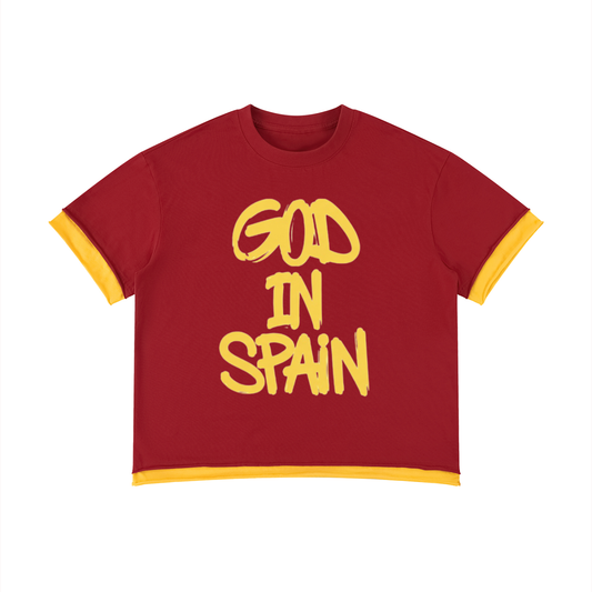 Unisex Boxy "GOD IN SPAIN" Tee