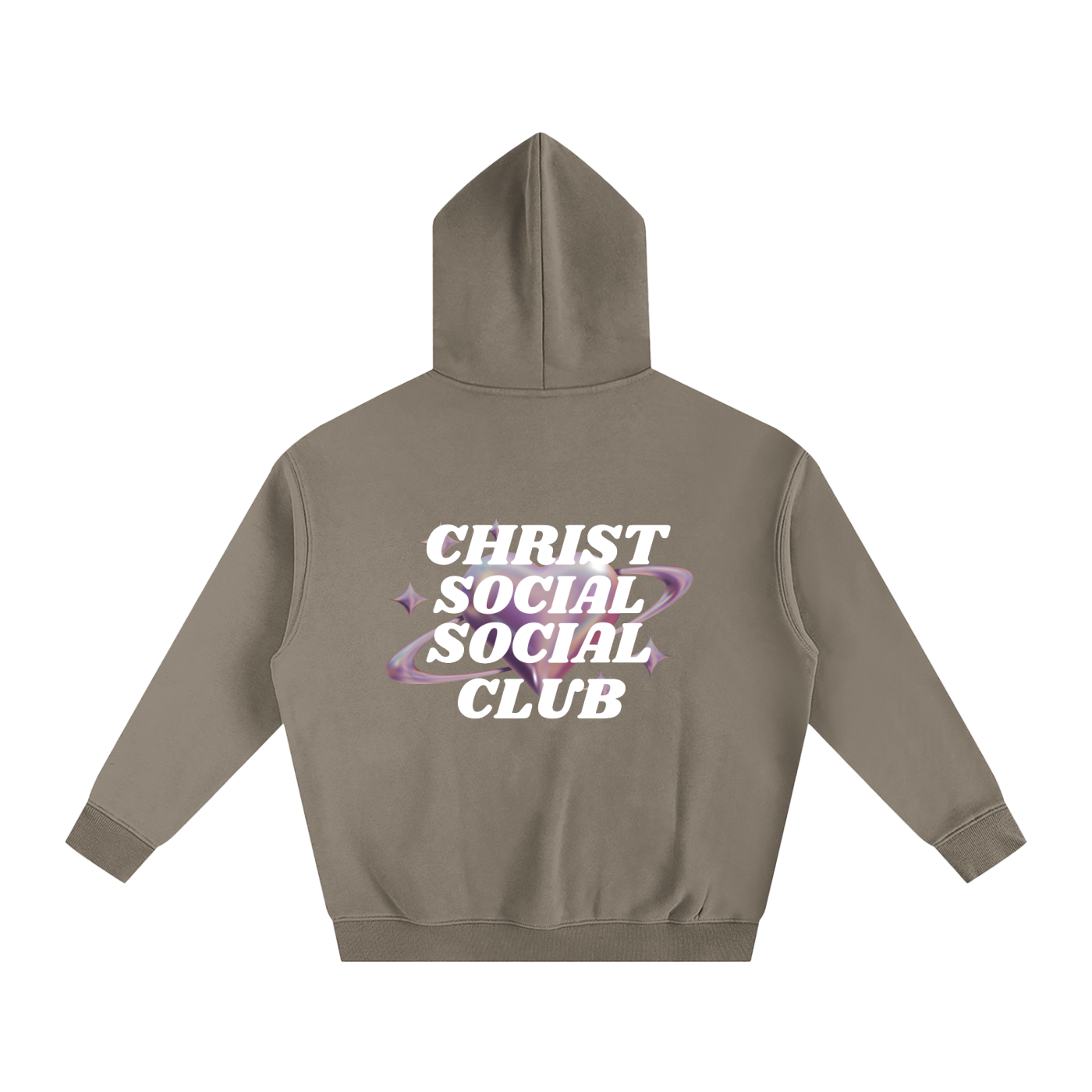 Oversize Christ social hoodie