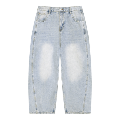 Men's Sunfade Barrel Leg AGAPE Jeans