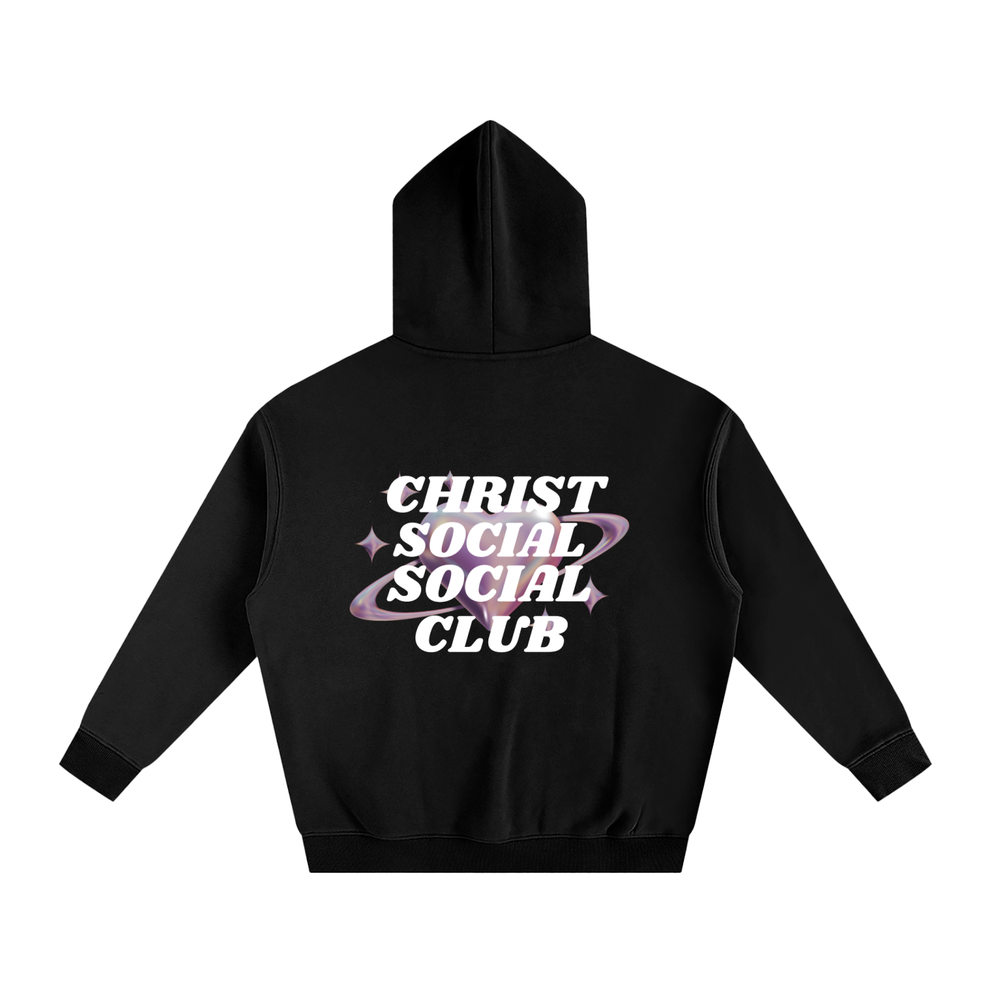 Oversize Christ social hoodie