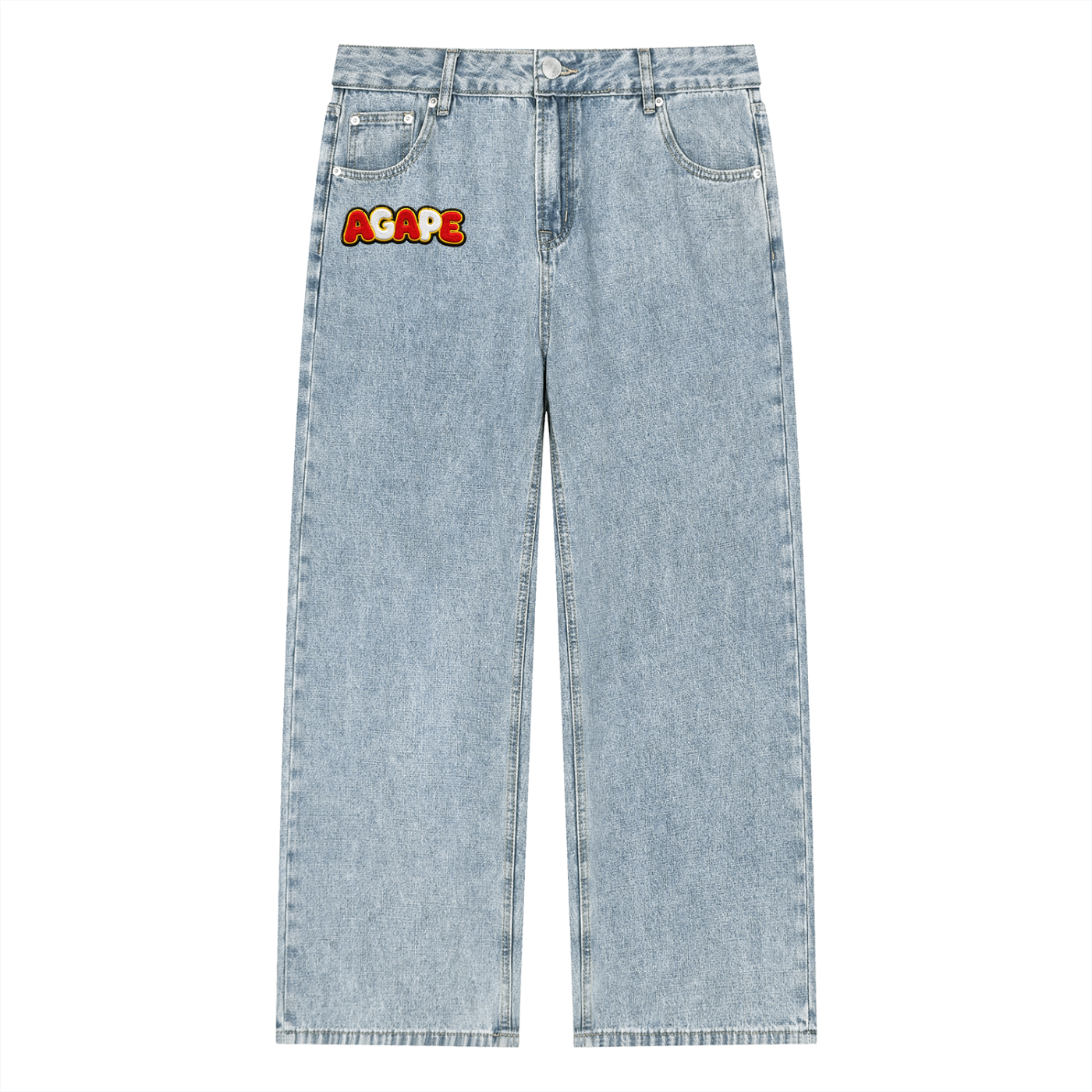 Unisex Straight Leg AGAPE Jeans